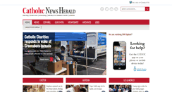 Desktop Screenshot of catholicnewsandherald.com